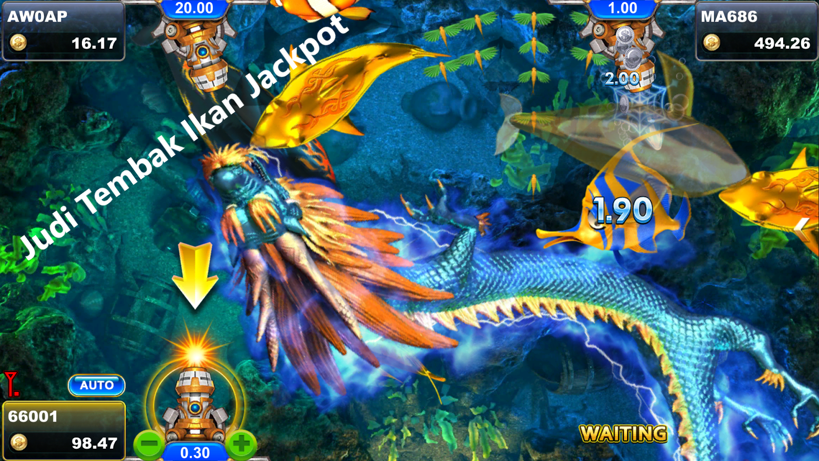 Permainan Judi Tembak Ikan Jackpot Via Online Terbaru
